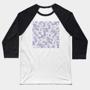 Camouflage White / Purple Baseball T-Shirt